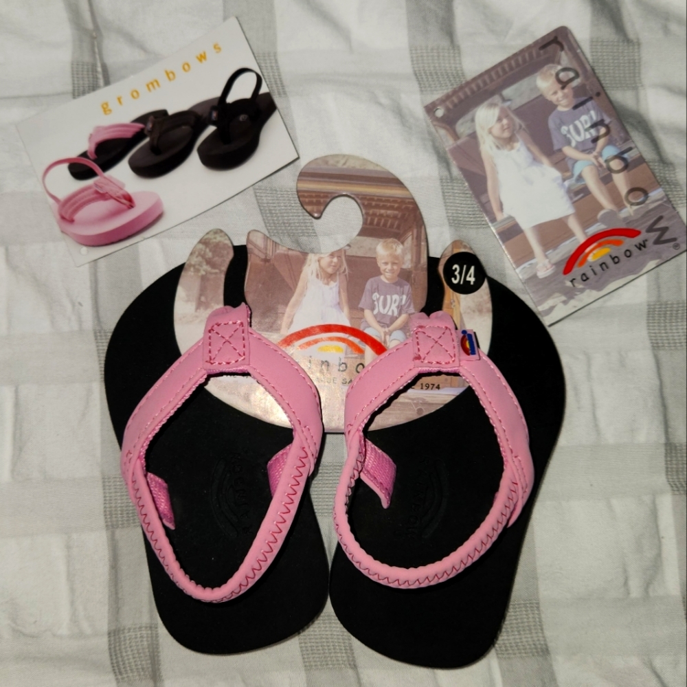 Rainbow Pink Baby Toddler Sandle